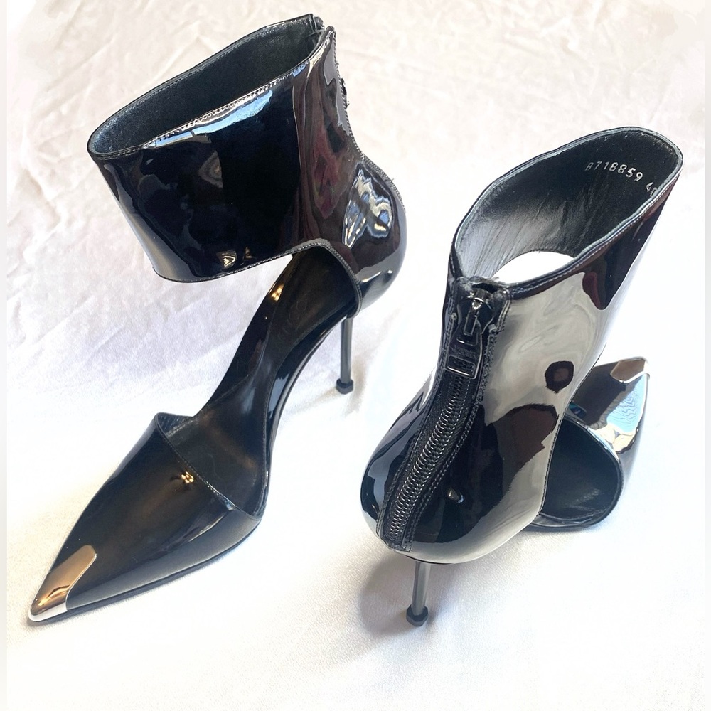 ALEXANDER MCQUEEN-Harness Punk Patent Leather Pumps - Picture 5 of 15